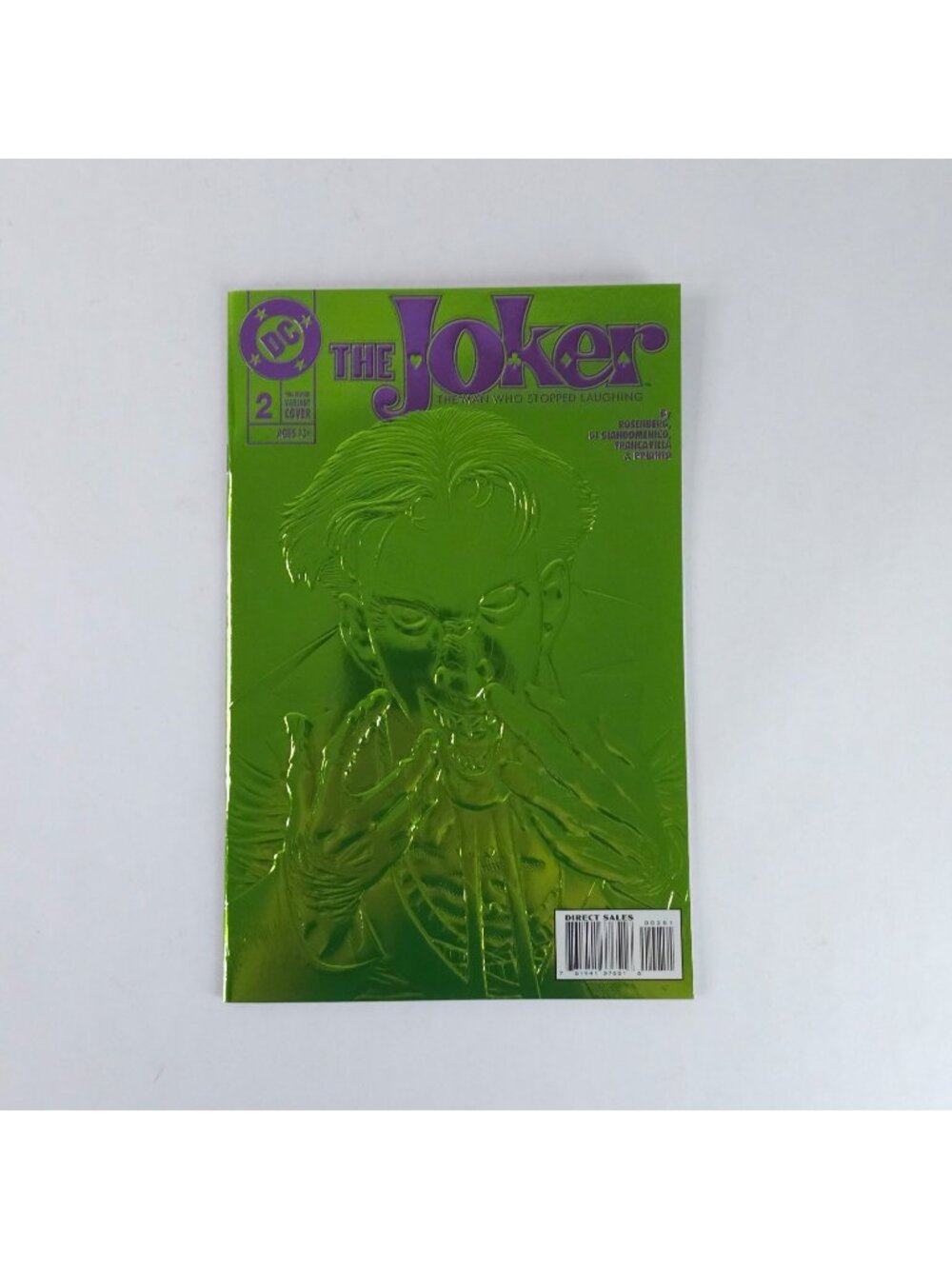 The Joker The Man Who Stopped Laughing 2 Variant Foil 90s Cover DC Comic 2023